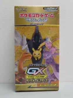 2019 Pokemon Japanese Sun & Moon Tag Team GX All Stars SM12a Booster Box - Image 1