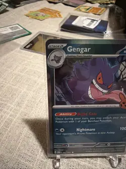 Pokemon Gengar Cosmos Holo 057/091 Trick or Trade Booster 2024 130HP Stage 2 Eng - Image 2