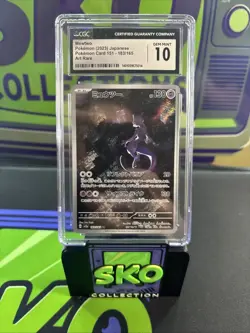 CGC Gem Mint 10 Mewtwo 183/165 AR Art Rare 151 sv2a Pokemon Card - Image 1