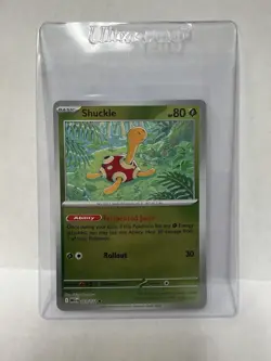 Pokemon TCG Shuckle 011/132 Reverse Holo ME01 Mega Evolution NM Condition - Image 1