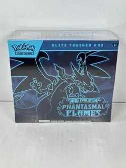 Pokemon Mega Evolution Phantasmal Flames Elite Trainer Box ETB In Hand SEALED - Image 1