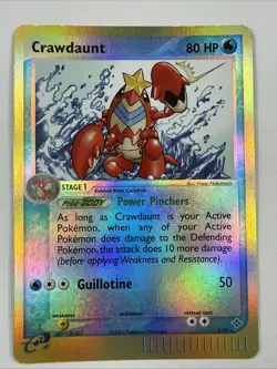 2003 Pokemon EX Dragon Crawdaunt Reverse Holo #3/97 - Image 1