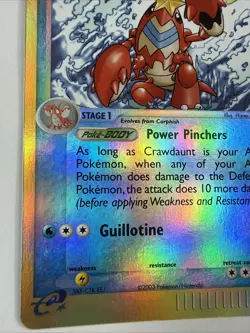 2003 Pokemon EX Dragon Crawdaunt Reverse Holo #3/97 - Image 5