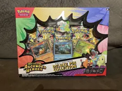Ascended Heroes Pokemon Sealed Lot! Gardevoir Poster Collection! Pin Collection! - Image 3