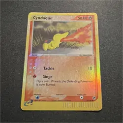 Pokemon Cyndaquil Common Reverse Holo Sandstorm 59/100 50 HP Basic 2003 - Image 1