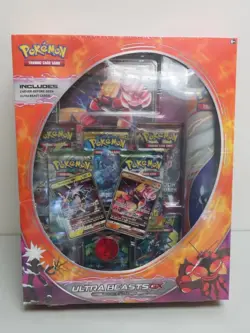 2017 Pokemon Ultra Beasts GX Premium Collection Buzzwole Xurkitree Sealed Box - Image 1