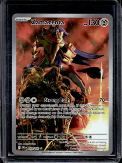 2025 Pokemon Destined Rivals Zamazenta #201/182 - Image 1