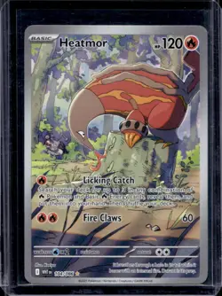 2025 Pokemon White Flare Heatmor Illustration Rare #104/086 - Image 1