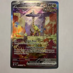 Pokemon Raging Bolt ex 208/162 SV05 Temporal Forces Full Art Holo 240 HP EX Rare - Image 1
