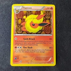 Pokemon TCG Flareon Black & White Black Star Promo Holo BW88 NM - Image 1