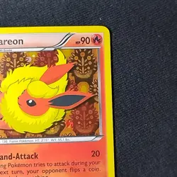 Pokemon TCG Flareon Black & White Black Star Promo Holo BW88 NM - Image 3