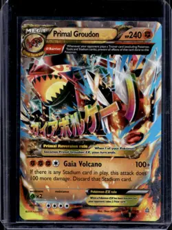 2015 Pokemon XY Primal Clash Groudon EX #86/160 - Image 1