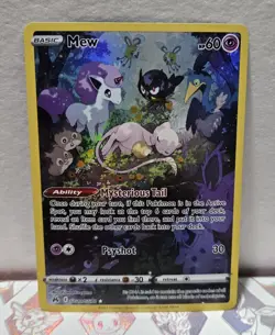 2023 Pokemon Crown Zenith Mew Galarian Gallery Holo GG10/GG70 Ultra Rare NM - Image 1