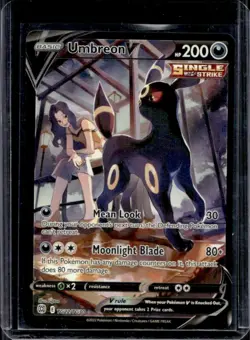 2022 Pokemon SWSH Brilliant Stars Umbreon V Trainer Gallery #TG22/TG30 - Image 1