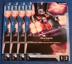 Guntank - GD01-008 - Playset (x4) - Gundam Card Game - English - Image 1