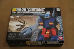 [NEW] Bandai 1/144 HG RX-75 GunTank Mobile Suit Gundam Plastic Model Kit - Image 1