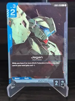 Gundam Card Game - Jegan (Alternate Art) GD01-016 - NM - Image 1