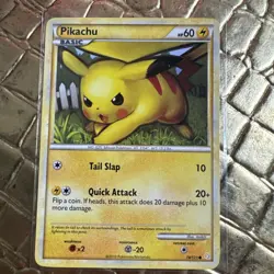 Pikachu - HeartGold SoulSilver 78/123 - Pokemon Card - Mint/NM - Image 1