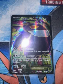 Pokemon Gengar-EX TCG Full Art Ultra Rare Card Phantom Forces 114/119 Holo - Image 2