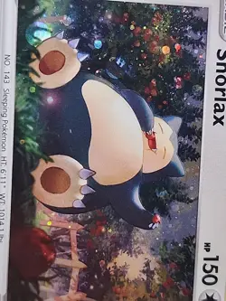 Pokemon Snorlax 140/202 Sword & Shield Cosmos Holo Rare NM - Image 4