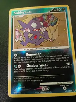 LP Pokemon TCG Sableye 63/132 Secret Wonders Reverse Holo Lp/Nm - Image 1