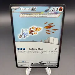 Pokemon TCG - Eiscue EX 222/197 Obsidian Flames - Holo Illustration Rare - NM - Image 1