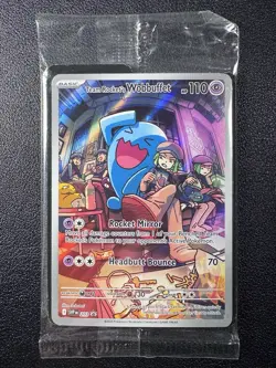 Pokemon: Team Rocket's Wobbuffet Scarlet & Violet Promo 203 FACTORY SEALED - Image 1