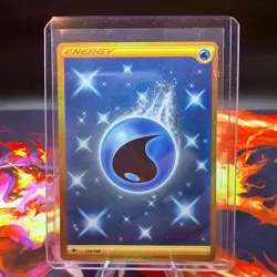 Pokemon Gold Water Energy Chilling Reign 231/198 Holo Secret (NM) - Image 1