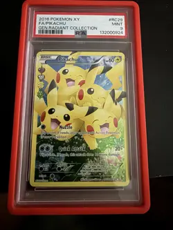 2016 Pokemon XY FA/Pikachu Gen Radiant Collection #RC29 PSA 9 Mint - Image 4