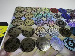 Pokemon Coin lot Metal, Jumbo, Holo, Pikachu, Lugia, Mew, Lucario and More - Image 2