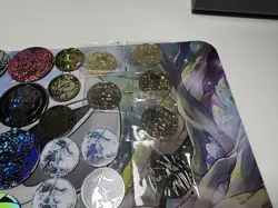 Pokemon Coin lot Metal, Jumbo, Holo, Pikachu, Lugia, Mew, Lucario and More - Image 3