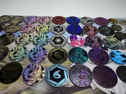 Pokemon Coin lot Metal, Jumbo, Holo, Pikachu, Lugia, Mew, Lucario and More - Image 4