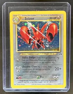2001 Pokemon Neo Discovery Scizor Holo #10/75 - Image 1