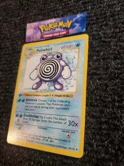 POLIWHIRL Pokemon Card - WOTC - 1st Edition - Base Set Shadowless 38/102 LP-NM - Image 2