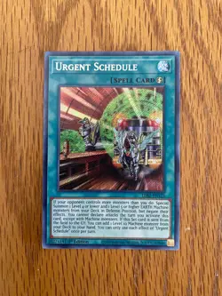 Yugioh: 3X Urgent Schedule Secret/Near Mint/1st Ed LDS2-EN125 - Image 2