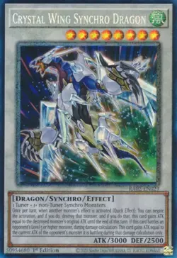 Crystal Wing Synchro Dragon - RA02-EN029 - Collector's Rare - Yugioh - Image 1