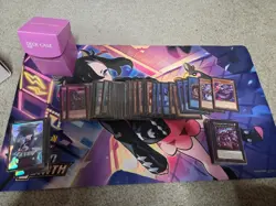 Yu-Gi-Oh Mitsurugi Deck Complete with Sleeves, Side Deck, Deckbox, and Mat - Image 1