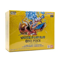 One Piece OP-15 Adventure on Kami's Island Booster Box + Dash Pack In Hand - Image 3