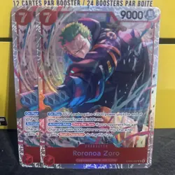 2X Roronoa Zoro EB04-007 Both Copies One Piece Card English - Image 1