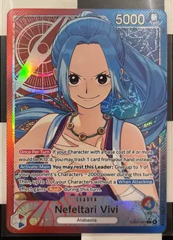 One Piece Heroines Alternate Art Leader Nefeltari Vivi EB03-001 - Image 1