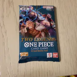One Piece OP-08 Two Legends Factory Sealed Booster Pack ENGLISH NEW - 12 Cards - Image 1