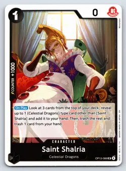 One Piece - OP13-086 - Saint Shalria - UC - US Seller - Image 1