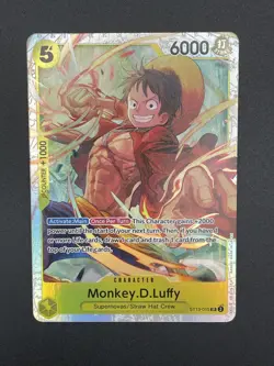 • Monkey.D.Luffy • ST13-015 SR The Three Brothers Holo Foil One Piece TCG NM - Image 2