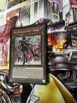 YuGiOh Sky Striker Ace - Rose MP21 EN005 Prismatic Secret Rare - Image 2