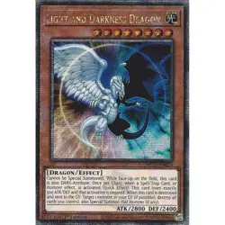 Light and Darkness Dragon MP24-EN024 Quarter Century Rare Yugioh Card 1st Ed Min - Image 1