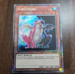 Substitoad - RA03-EN197 - Platinum Secret Rare - 1st Ed - YuGiOh - Image 1