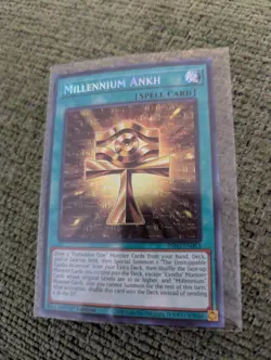 YuGiOh Millennium Ankh Secret Rare INFO-EN053 Near Mint 1st Edition NM - Image 1