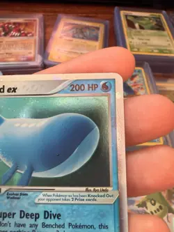 Pokemon 2003 Sandstorm Wailord EX Holo Ultra Rare Card #100/100 - Image 3