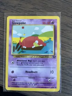 SLOWPOKE - Team Rocket Set - 67/82 - Common - Pokemon Card - Unlimited - NM - Image 1