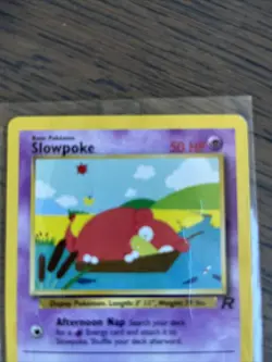 SLOWPOKE - Team Rocket Set - 67/82 - Common - Pokemon Card - Unlimited - NM - Image 3